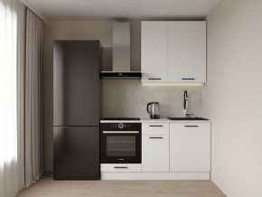 Кухонный гарнитур Белый Глянец 1600 h950 (Стол. 26мм) в Режи - rezh.mebel24.online | фото