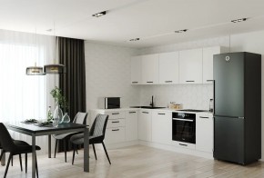 Кухонный гарнитур Белый Глянец 2600*1600 (Стол. 26мм) в Режи - rezh.mebel24.online | фото