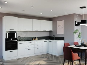 Кухонный гарнитур Белый Глянец 3200*1400 (Стол. 26мм) в Режи - rezh.mebel24.online | фото