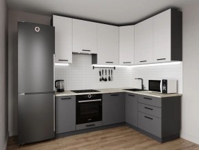 Кухонный гарнитур Меренга 2200*1600 h950 (Стол. 26мм) в Режи - rezh.mebel24.online | фото