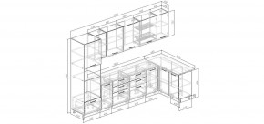 Кухонный гарнитур Меренга 3200*1400 (Стол. 26 мм) в Режи - rezh.mebel24.online | фото 2