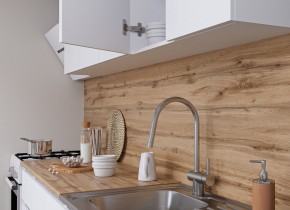 Кухня "МОРИ" 2.0 м (белый/дуб вотан) в Режи - rezh.mebel24.online | фото 3