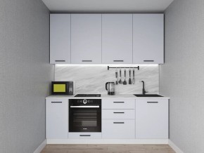 Кухонный гарнитур Смоки 2200 h950 (Стол. 38 мм) в Режи - rezh.mebel24.online | фото