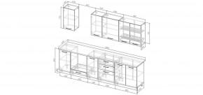 Кухонный гарнитур Старое Дерево 2800 (Стол. 38мм) в Режи - rezh.mebel24.online | фото 2