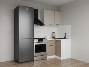 Кухонный гарнитур угловой Каппучино 1000*1000 (Стол. 26мм) в Режи - rezh.mebel24.online | фото