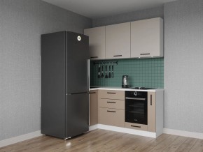 Кухонный гарнитур угловой Каппучино 1000*1800 (Стол. 26мм) в Режи - rezh.mebel24.online | фото