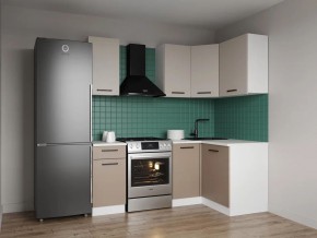 Кухонный гарнитур угловой Каппучино 2000*1200 (Стол. 38мм) в Режи - rezh.mebel24.online | фото 1
