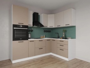 Кухонный гарнитур угловой Каппучино 2400*1600 (Стол. 38мм) в Режи - rezh.mebel24.online | фото