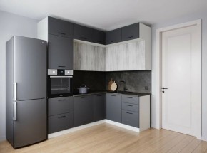 Кухонный гарнитур угловой Санторини 2200*1700 (Стол. 38мм) в Режи - rezh.mebel24.online | фото