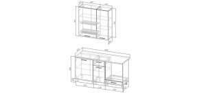 Кухонный гарнитур Умбра 1600 h950 (Стол. 38мм) в Режи - rezh.mebel24.online | фото 2