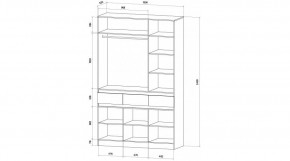 ЛЕНОРА Спальный гарнитур (модульный) кашемир в Режи - rezh.mebel24.online | фото 9