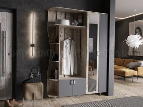 ЛИКА №1 Прихожая ЛДСП (графит/дуб юкон) в Режи - rezh.mebel24.online | фото