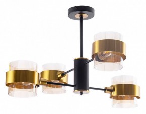 Люстра на штанге Arte Lamp Carlo A8205SP-4BK в Режи - rezh.mebel24.online | фото