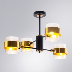 Люстра на штанге Arte Lamp Carlo A8205SP-4BK в Режи - rezh.mebel24.online | фото 2