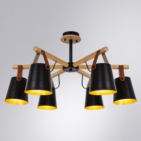 Люстра на штанге Arte Lamp Thomas A7032PL-6BK в Режи - rezh.mebel24.online | фото 2
