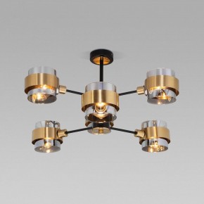 Люстра на штанге Eurosvet Arcada 70127/6 черный/дымчатый в Режи - rezh.mebel24.online | фото 2