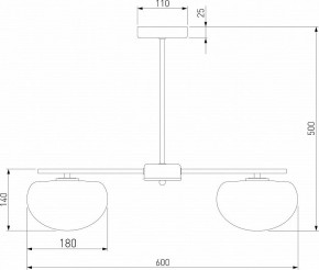 Люстра на штанге Eurosvet Like 30190/3 латунь в Режи - rezh.mebel24.online | фото 5