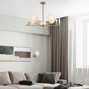 Люстра на штанге Eurosvet Marble 60158/5 латунь в Режи - rezh.mebel24.online | фото 2