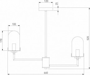 Люстра на штанге Eurosvet Pluto 60156/6 хром в Режи - rezh.mebel24.online | фото 4