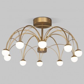 Люстра на штанге Eurosvet Ragno 90031/10 LED золото в Режи - rezh.mebel24.online | фото