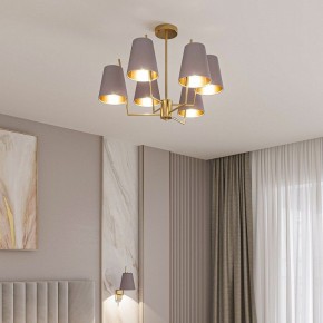 Люстра на штанге Eurosvet Topanga 60173/6 латунь в Режи - rezh.mebel24.online | фото 3
