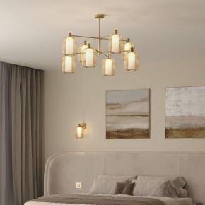Люстра на штанге Eurosvet Voile 30192/8 золото в Режи - rezh.mebel24.online | фото 3