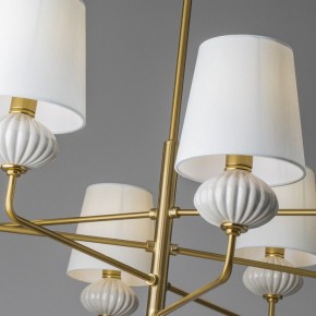 Люстра на штанге Freya Ceramics FR2029PL-08BS в Режи - rezh.mebel24.online | фото 7