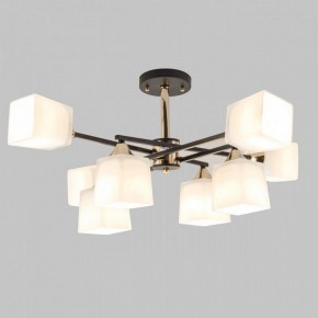Люстра на штанге Imex MD.4080 MD.4080-8-S-BK+FGD в Режи - rezh.mebel24.online | фото 2