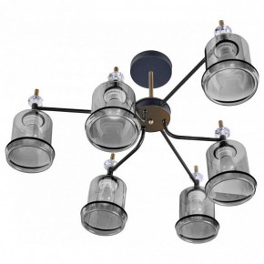 Люстра на штанге Imex MD.4890 MD.4890-6-S COFFEE+FGD в Режи - rezh.mebel24.online | фото