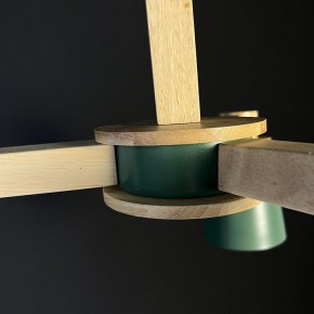 Люстра на штанге Imperiumloft Prop Green prop01 в Режи - rezh.mebel24.online | фото 8
