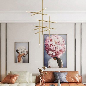 Люстра на штанге Imperiumloft Traverse Gold TRAVERSE01 в Режи - rezh.mebel24.online | фото 5