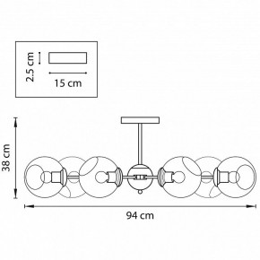 Люстра на штанге Lightstar Beta 785067 в Режи - rezh.mebel24.online | фото 8