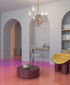 Люстра на штанге Maytoni Arco MOD223PL-06BS в Режи - rezh.mebel24.online | фото 5