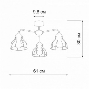 Люстра на штанге Vitaluce V3102 V3102-1/3PL в Режи - rezh.mebel24.online | фото 2