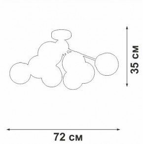 Люстра на штанге Vitaluce V3772 V3772-8/8PL в Режи - rezh.mebel24.online | фото 4