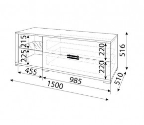 Мармарис (гостиная) М03 ТВ-тумба в Режи - rezh.mebel24.online | фото 2