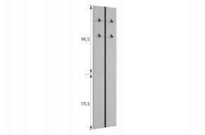 МЕРСИ Прихожая (модульная) графит в Режи - rezh.mebel24.online | фото 3
