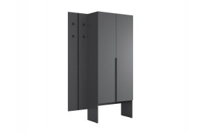 МЕРСИ Прихожая (модульная) графит в Режи - rezh.mebel24.online | фото 6