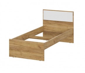 МИЛАН Кровать одинарная 900 (Белый матовый) *без основания в Режи - rezh.mebel24.online | фото