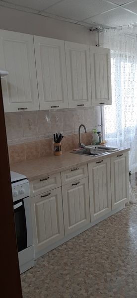 Модульная кухня Луксор серый-бирюза в Режи - rezh.mebel24.online | фото 3