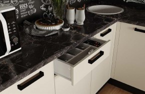 Модульная кухня Осло карбон брюле в Режи - rezh.mebel24.online | фото 4