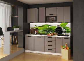 Модульная кухня Осло карбон латте в Режи - rezh.mebel24.online | фото 1