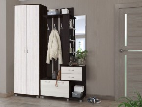 Модульная Прихожая Микс Арт Венге Цаво/Ясень Анкор Светлый в Режи - rezh.mebel24.online | фото 2