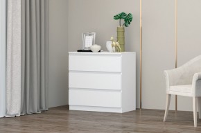 МС "Хилтон" Комод №2 800 (3 ящ.) белый текстурный в Режи - rezh.mebel24.online | фото