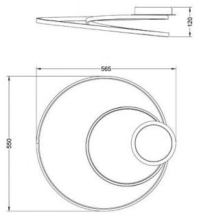 Накладной светильник Arte Lamp Millo A3893PL-30BK в Режи - rezh.mebel24.online | фото 2