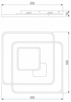 Накладной светильник Eurosvet Caroline 90255/1 белый в Режи - rezh.mebel24.online | фото 4