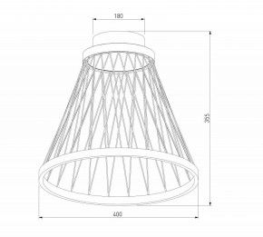 Накладной светильник Eurosvet Cesta 40018/1 LED коричневый в Режи - rezh.mebel24.online | фото 4