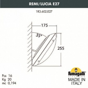 Накладной светильник Fumagalli Lucia 1R3.602.000.AYE27 в Режи - rezh.mebel24.online | фото 2