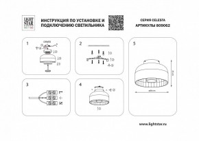 Накладной светильник Lightstar Celesta 809062 в Режи - rezh.mebel24.online | фото 4