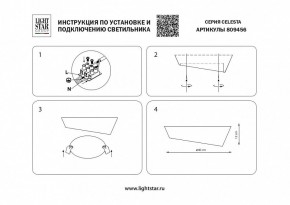 Накладной светильник Lightstar Celesta 809456 в Режи - rezh.mebel24.online | фото 4